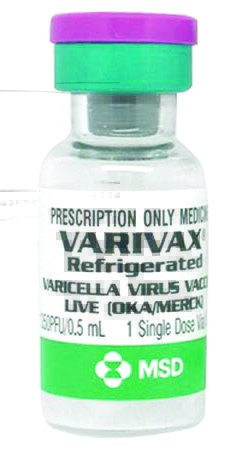 Varivax® Chicken Pox Vaccine Varicella Virus Vac .. .  .  